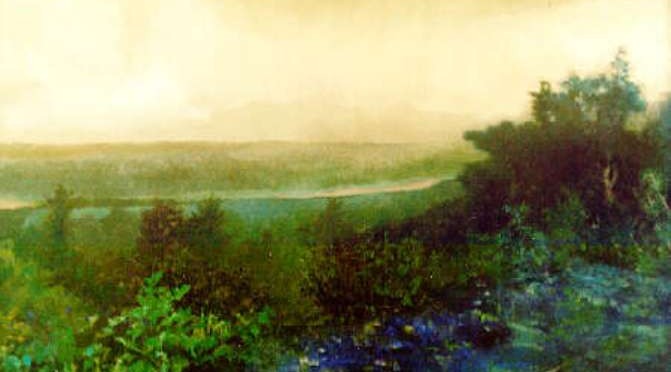 View of the Hudson Valley by F E Green 1994